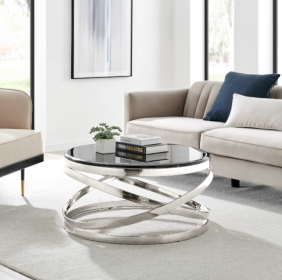 Celestia Marble-Form Coffee Table