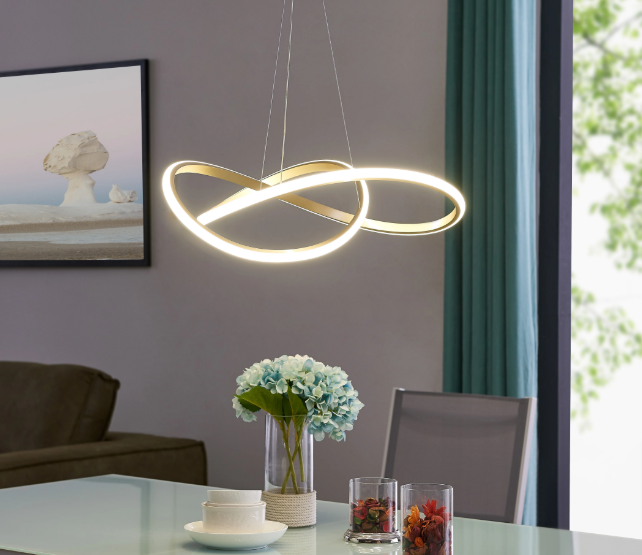 Edinburgh LED Chandelier // Gold