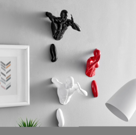 Set of three Wall Runner Sculptures