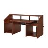 Cherry Music Desk with Earphone Rack