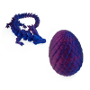 3D Printed Dragon Eggs, EcoFriendly Crystal Dragon Mystery Dragon Egg Full Articulated Crystal Dragon Egg Articulated Dragon Office Decor