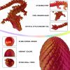 3D Printed Dragon Eggs, EcoFriendly Crystal Dragon Mystery Dragon Egg Full Articulated Crystal Dragon Egg Articulated Dragon Office Decor